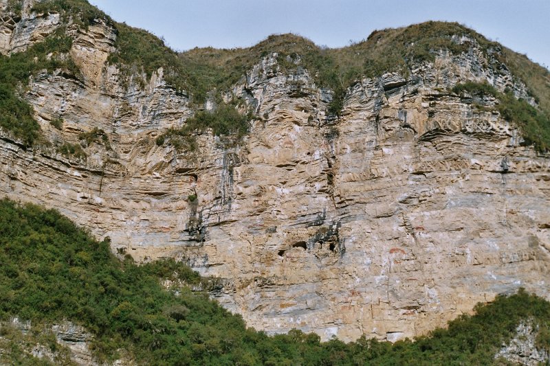 The cliff mausolea of La Petaca