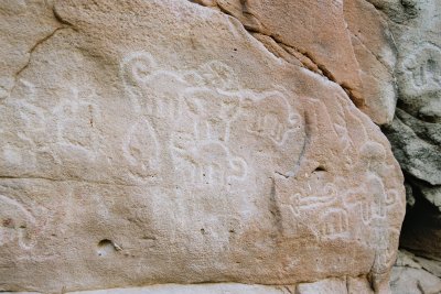 The ancient petroglyphs of La Pitaya