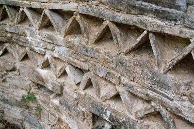 Detail of wall decoration at Sholn