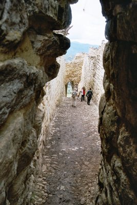 The small passageways were crucial for easy defense in case of an attack