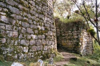 Defensive walls at Kuelap