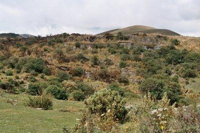 The ancient Chachapoya settlement of La Boveda