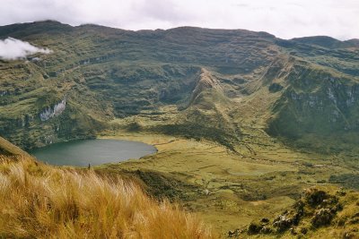 Laguna Huayabamba as seen from Vira Vira