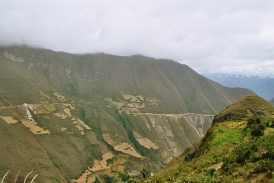The breathtaking landscape around Uchucmarca