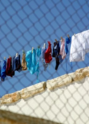 Laundry at the mountain top
