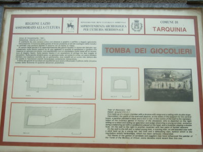 Etruscan Tomb - Tarquinia, Italy