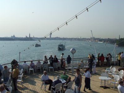 Saillaway from Venice, Italy