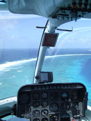 Helicopter Ride over the Great Barrier Reef