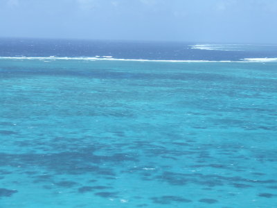 Helicopter View of the Great Barrier Reef