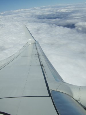 Above the Clouds of Cairns After Takeoff