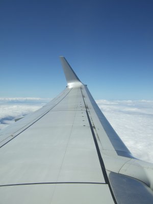 Above the Clouds of Cairns After Takeoff