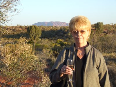 Mom @ Uluru (Ayers Rock)