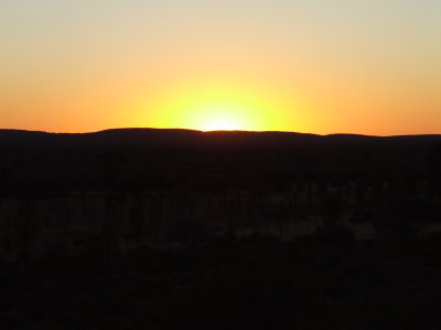 Sunset in the Outback