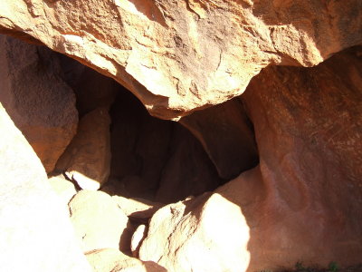 Aboriginal Cave Paintings @ Uluru (Ayers Rock)