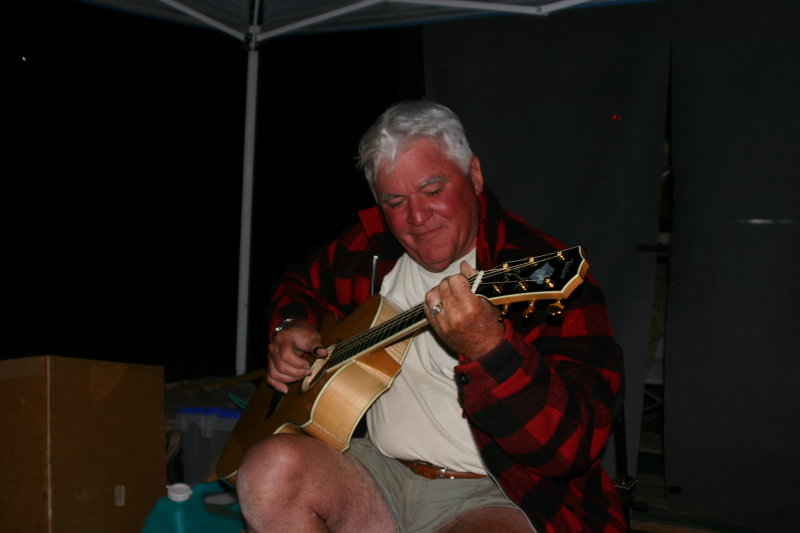 Corwin with his new Taylor Guitar