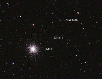 M13--NGC-6207-IC4617
