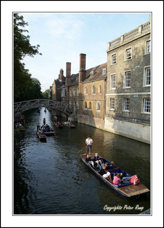 Punting In Cambridge.
