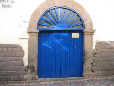 Blue Doors in Cuzco --> a series