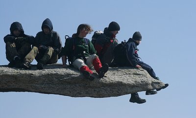 Testing The Cantilever, Glyder Fach