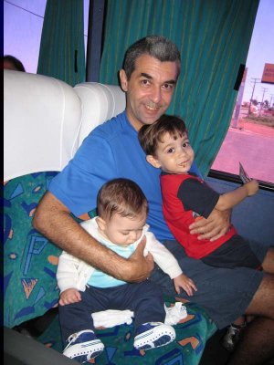 No ônibus
