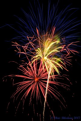 Fireworks in Errol New Hampshire