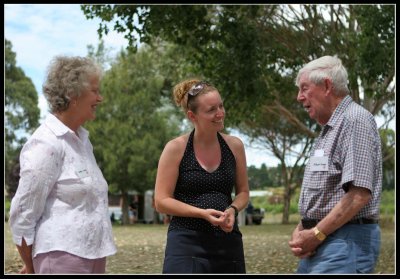 Carolyn and Albert  with Deb, Stardate 2007