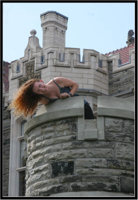 'Rapunzel' lets down her hair at Casa Loma, Toronto