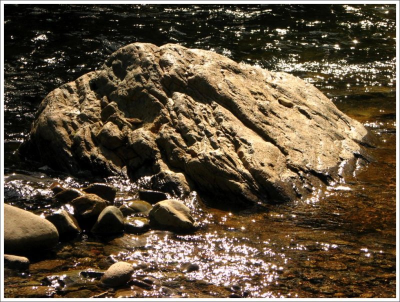But what a great rock to lean against...