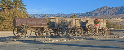Twenty Mule Team Wagons.