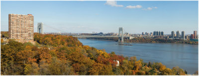 George Washington Bridge  Autumn