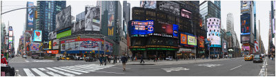 A Cloudy Day in Times Square