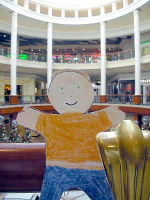 Flat Stanley goes shopping Phipps Plaza 11-12-06