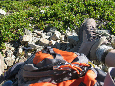 My backpack and shoe