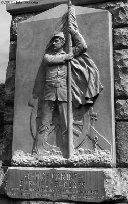 4th Michigan Infantry Monument