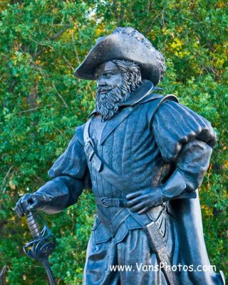 CNU Statue of Captain Christopher Newport