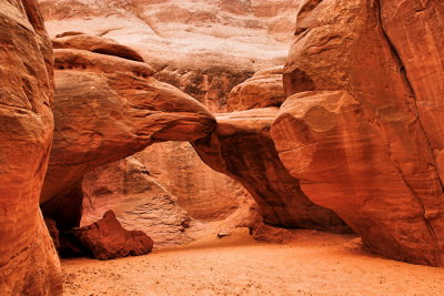 Sand dune arch
