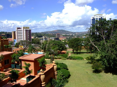 View of Kampala from the Serena Hotel