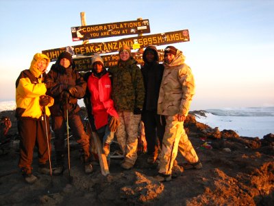 Sunrise at the Summit:  The Highest Point in Africa (19,310 feet)