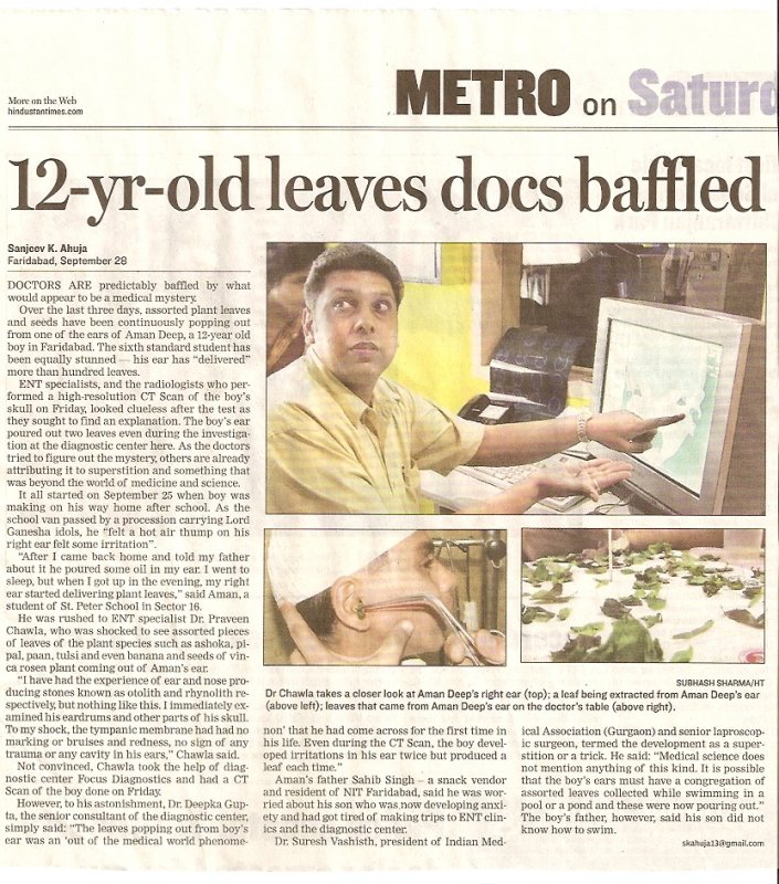 This article appered in the 29 Sept 2007 edition of the Hindustan Times.  Be sure to check the bottom right photo!