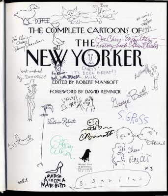 The Complete Cartoons of the New Yorker (2004) (signed by various)