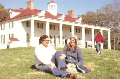 With Mary at Mt. Vernon, 1976