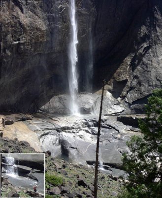 Base of Upper Yosemite Falls