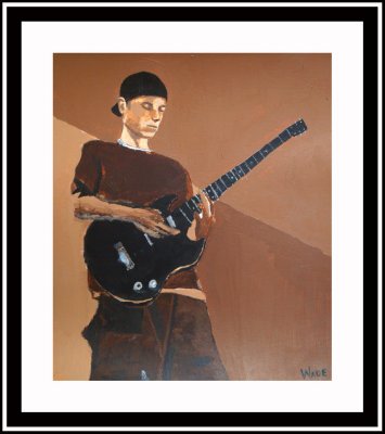 Self Portrait with Guitar