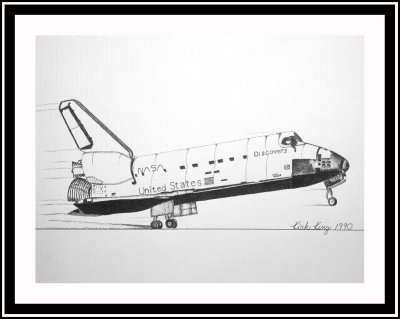 Shuttle Discovery - Ink