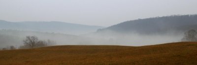 Hills+mist, Ithaca
