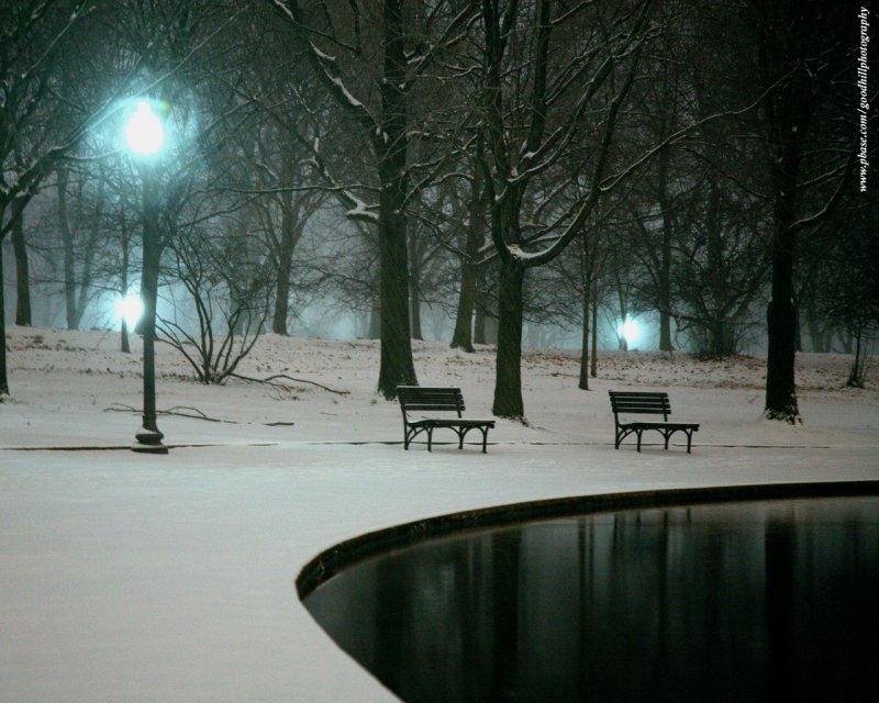 1280 x 1024 National Mall 1st Snow