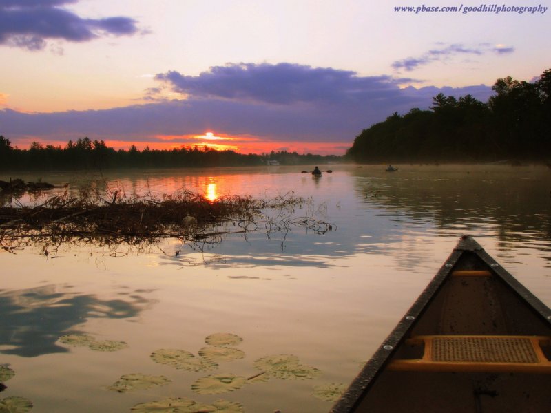 1024 x 768 MillPond Sunset