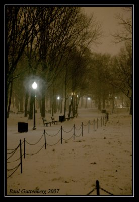 First Snow in Washington, 2007