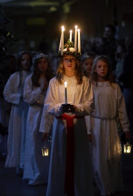 December 13: Lucia day in Sweden