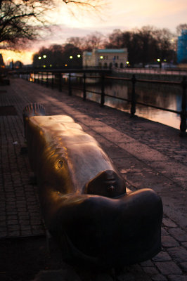 Sculpture of Jonah by Kajsa Mattas